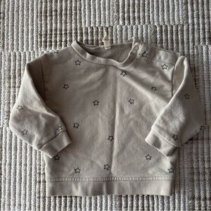 Quincy Mae Star Patterned Kids Sweatshirt